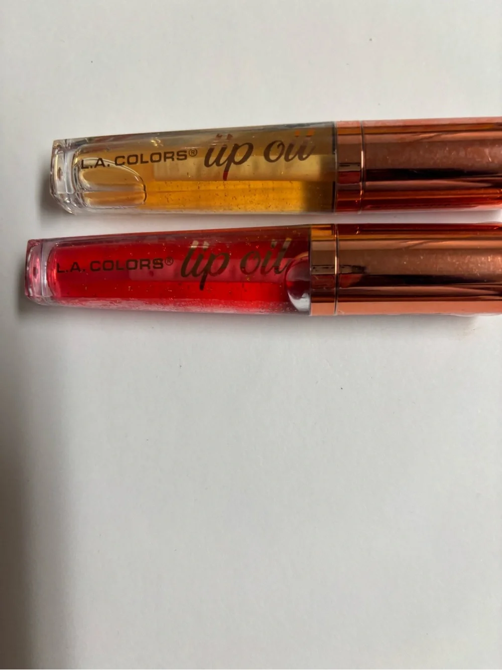 L.A. Colors Lip Oil Duo - Yellow & Red
